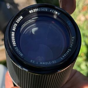 VIVITAR Series 1 Camera Lens macro auto focusing 70-210mm